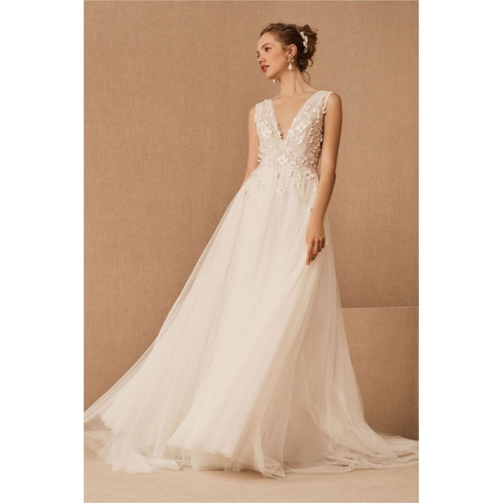Jenny Yoo Elena Wedding Gown Size 6 NEW